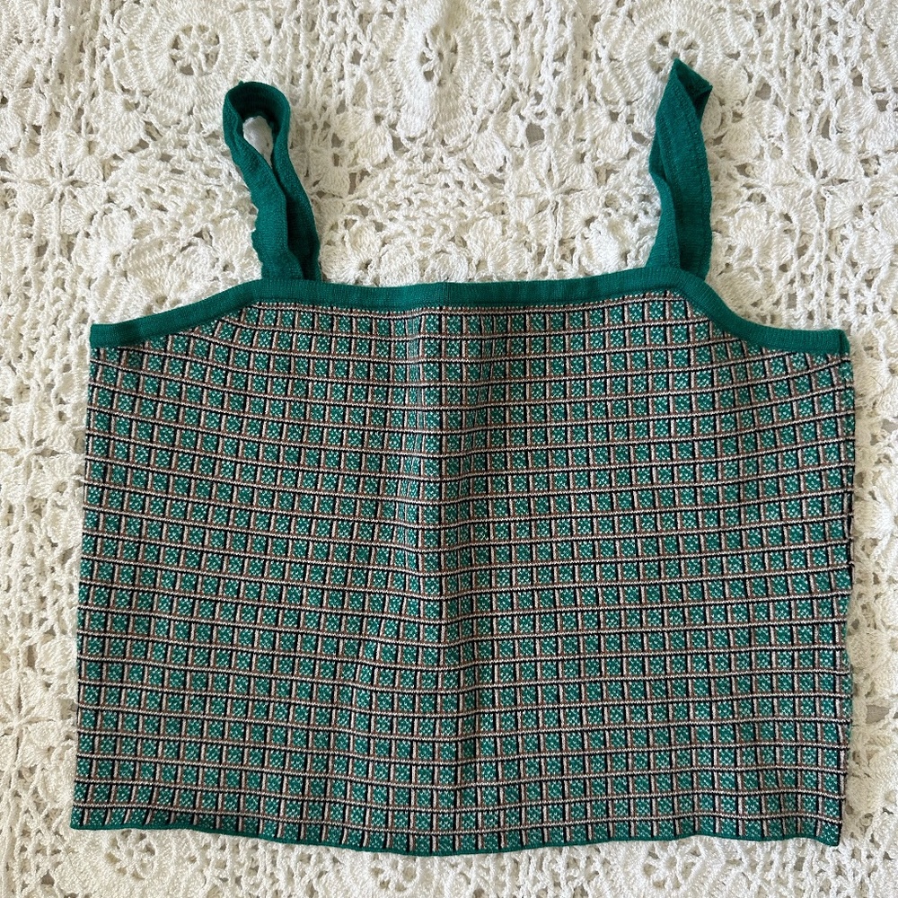 DAZY Plaid Pattern Cami
